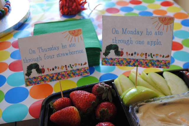 Very Hungry Caterpillar decor Very Hungry Caterpillar party