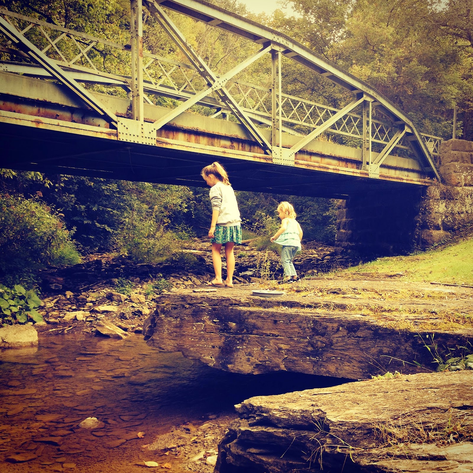Playing in the Creek Playing in the Creek