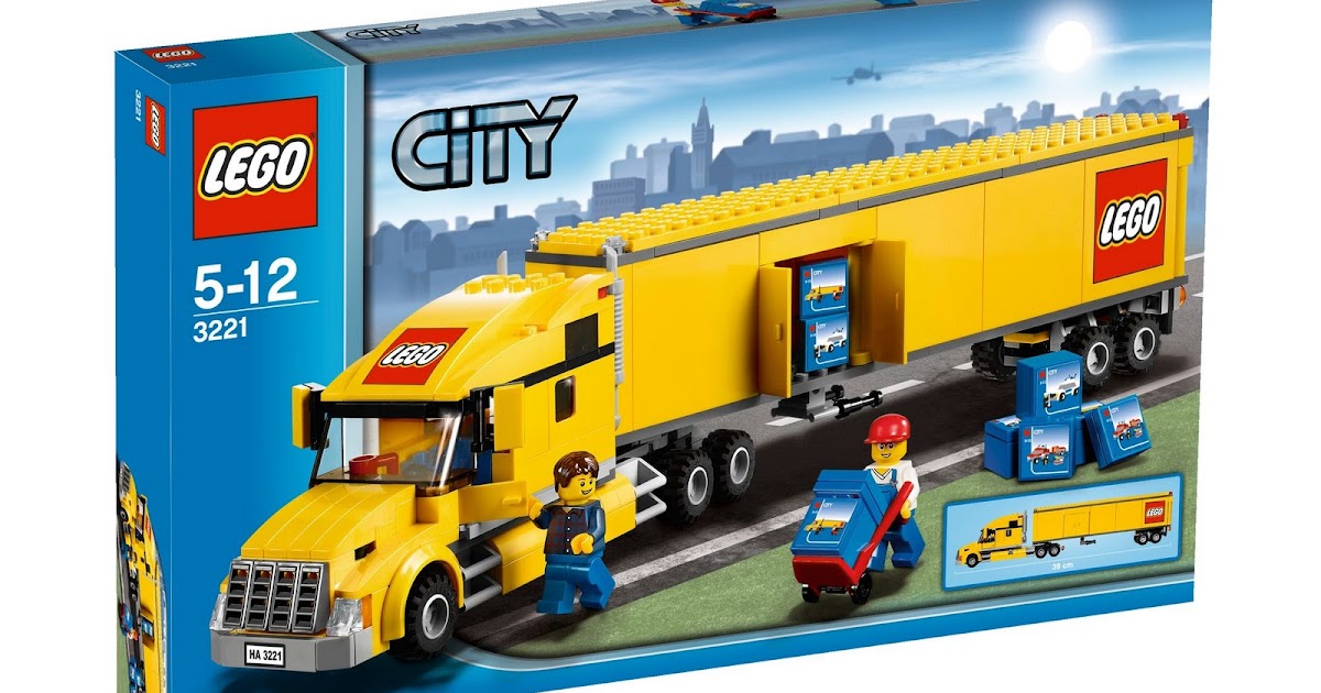 lego city truck with trailer