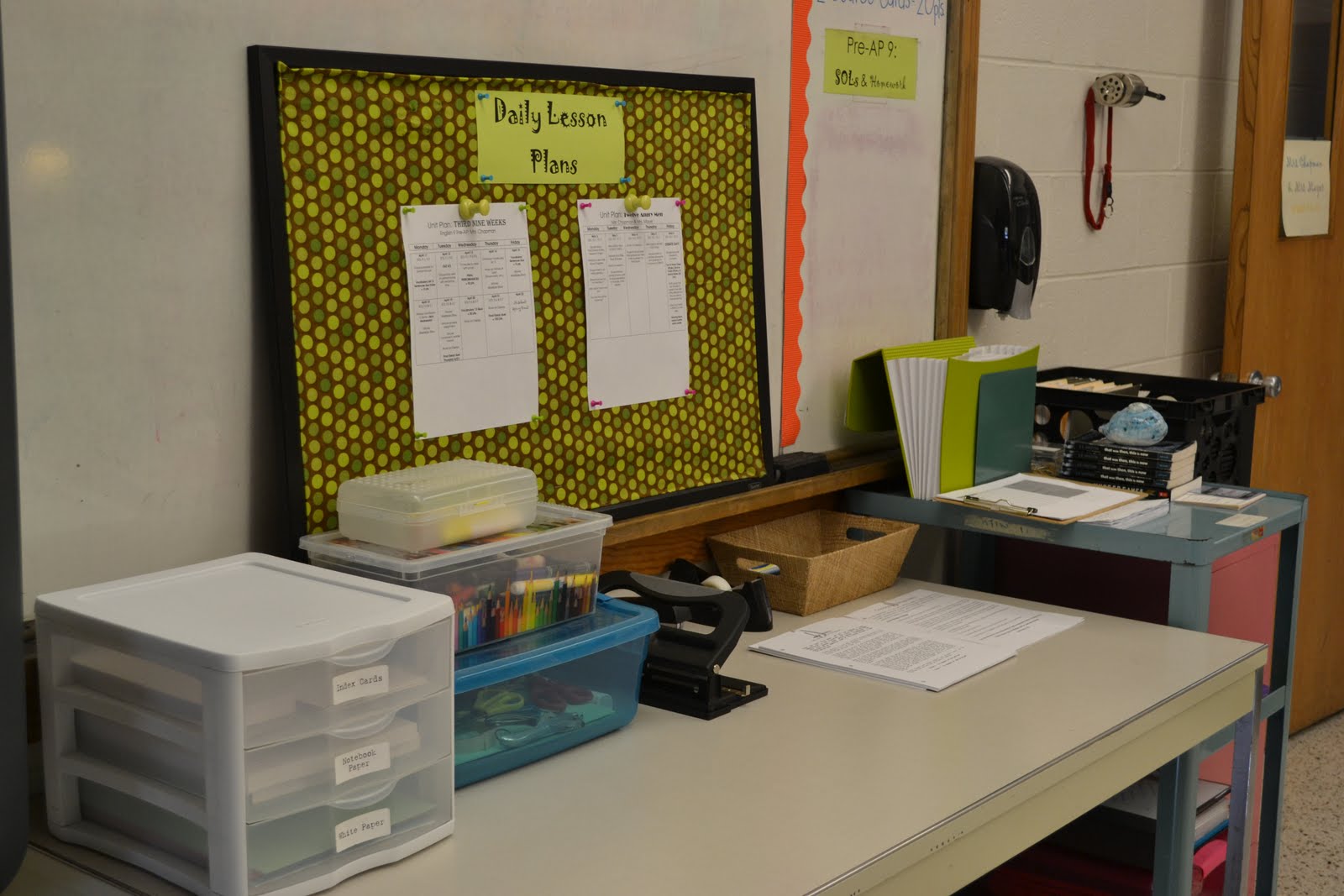 E Myself And I Classroom Organization Tips