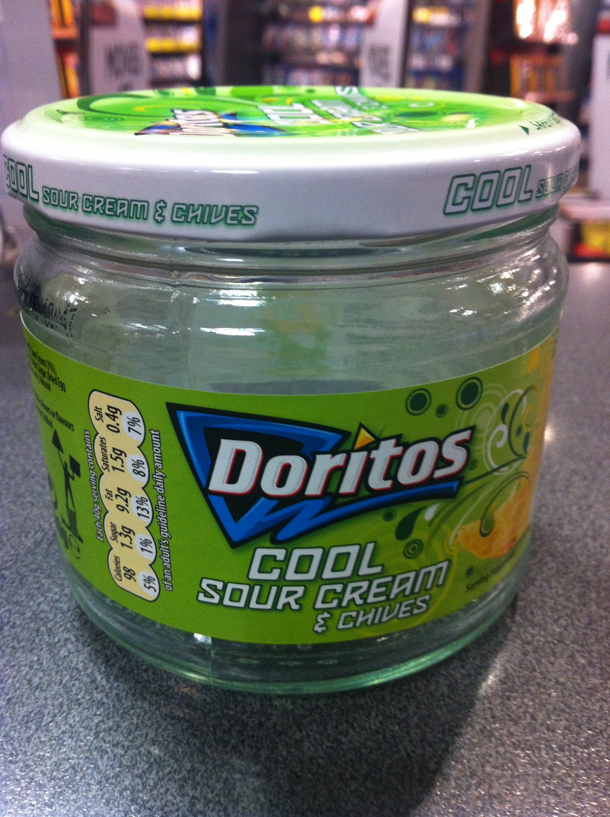 A Review A Day Today's Review The New Extra Light Sour Cream Doritos Dip