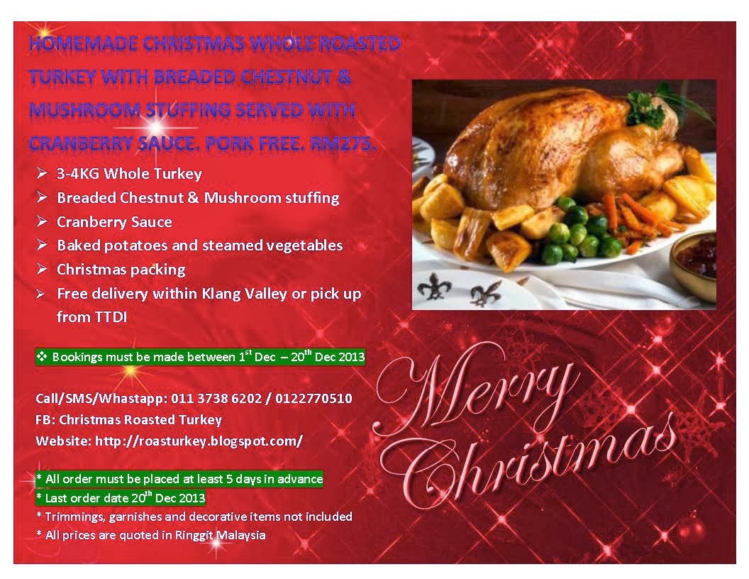 Christmas Roast Turkey Sale