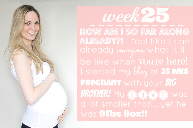 25 weeks pregnant, pregnancy blog, bump updates
