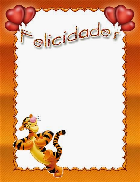 Marco para fotos inspirado en Tigger