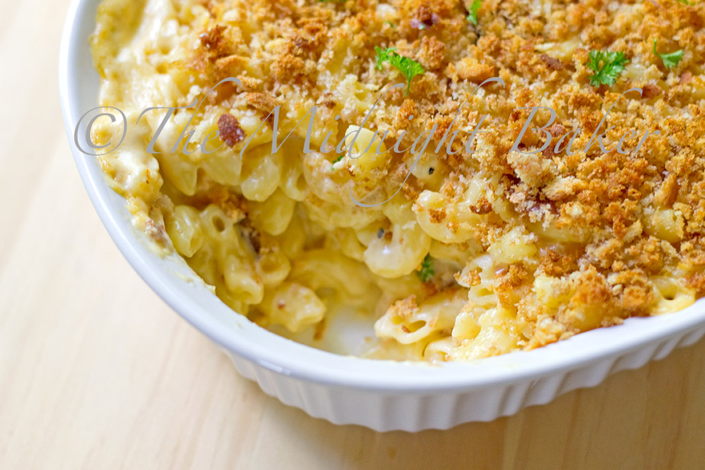 The Midnight Baker Classic Cheddar Bacon Macaroni & Cheese