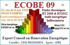 Bureau d'étude thermique ECOBE 09
