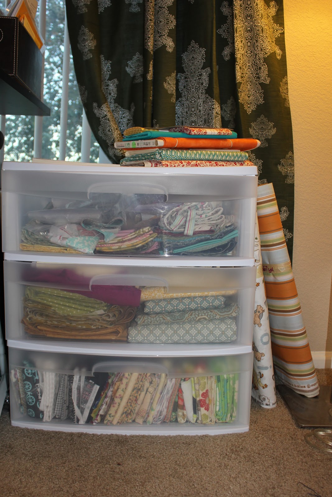 Quarter Mile Quilts Fabric Stash Organizing Tips A Tutorial