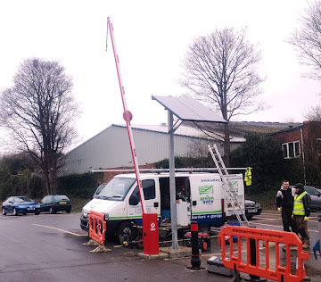 Solar Panels for Millers Road car park barriers