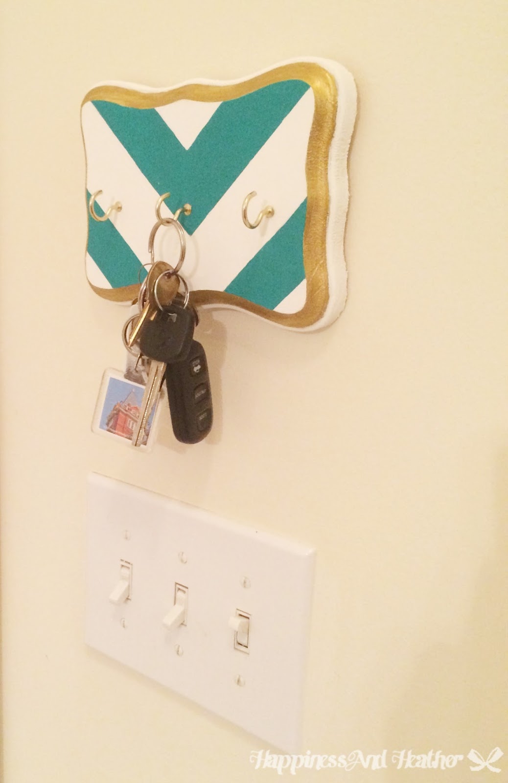 Happiness and Heather DIY KeyChain Holder