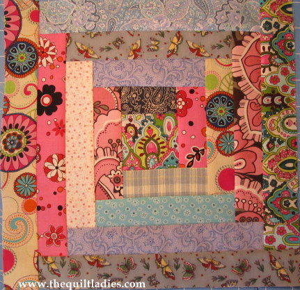 Log cabin quilt block patterns free