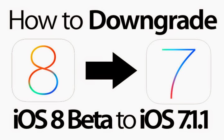 How To Downgrade iOS 8 Beta To iOS 7.1.1
