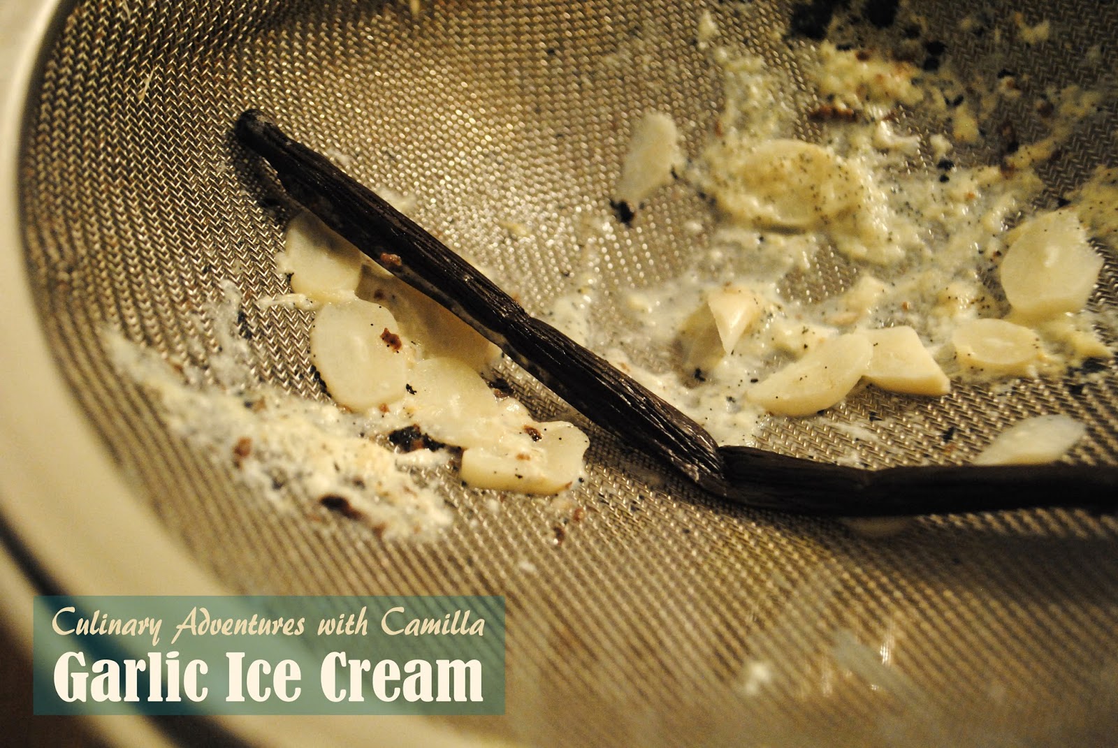 Culinary Adventures with Camilla Garlic Ice Cream