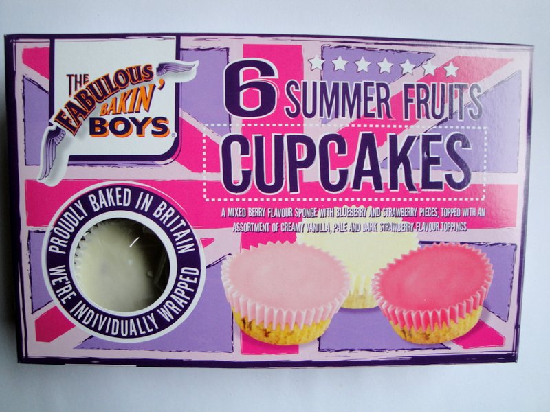Grocery Gems Fabulous Bakin' Boys Strawberries & Cream Mini Cupcakes