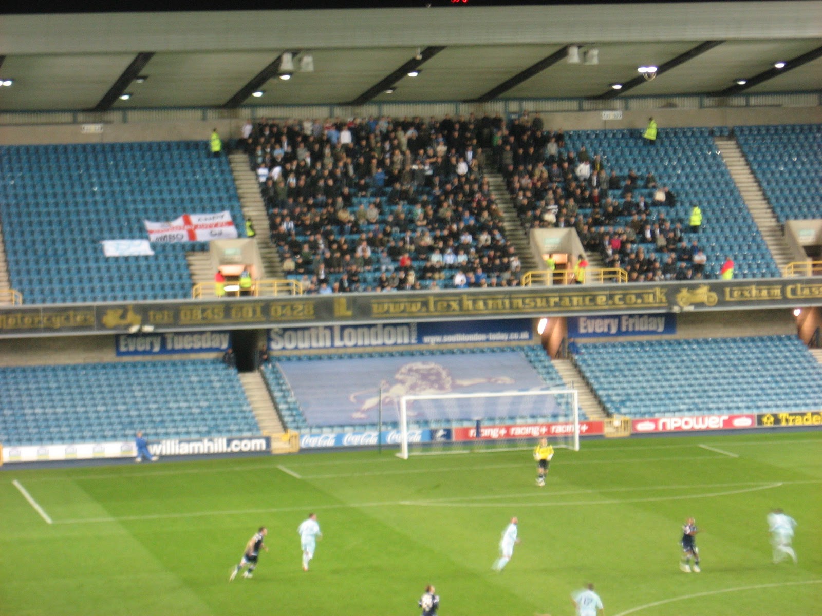 Following Millwall FC Millwall...The Den...Away End