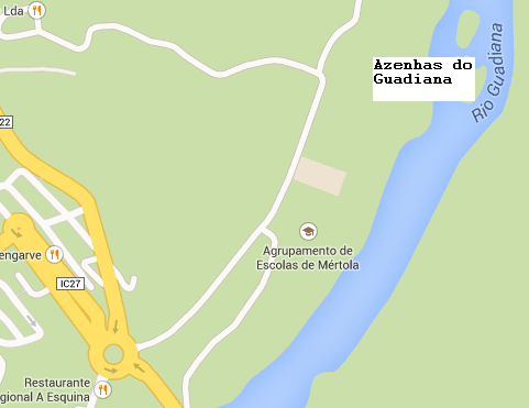 Localização das Azenhas