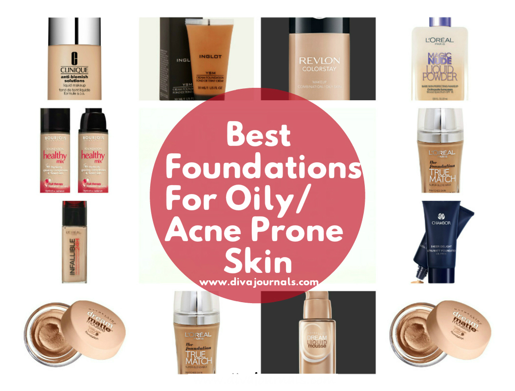 Best Foundations Oily Acne Prone Skin Diva Journals Best Foundations Oily Acne Prone Skin Diva Journals