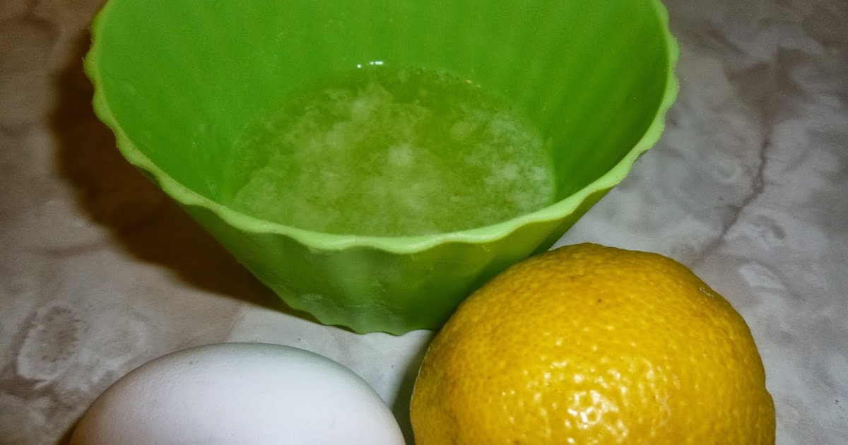 All Things D.I.Y Lemon Egg Face Mask (Video)