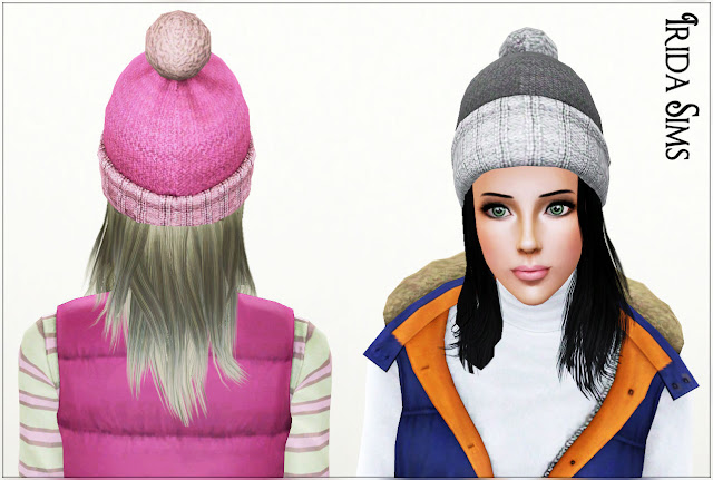 The Sims 3: женские прически.  - Страница 51 Hair+with+a+cap1