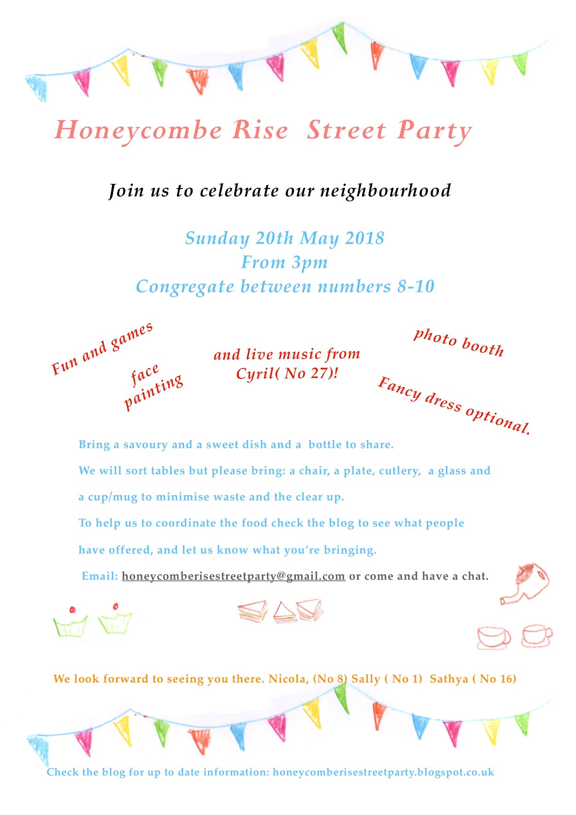 Honeycombe Rise Street Party