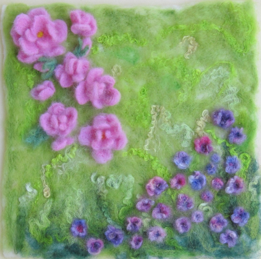 Needlin' Around Felt Painting with Update