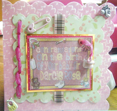 A NEW BABY GIRL CARD