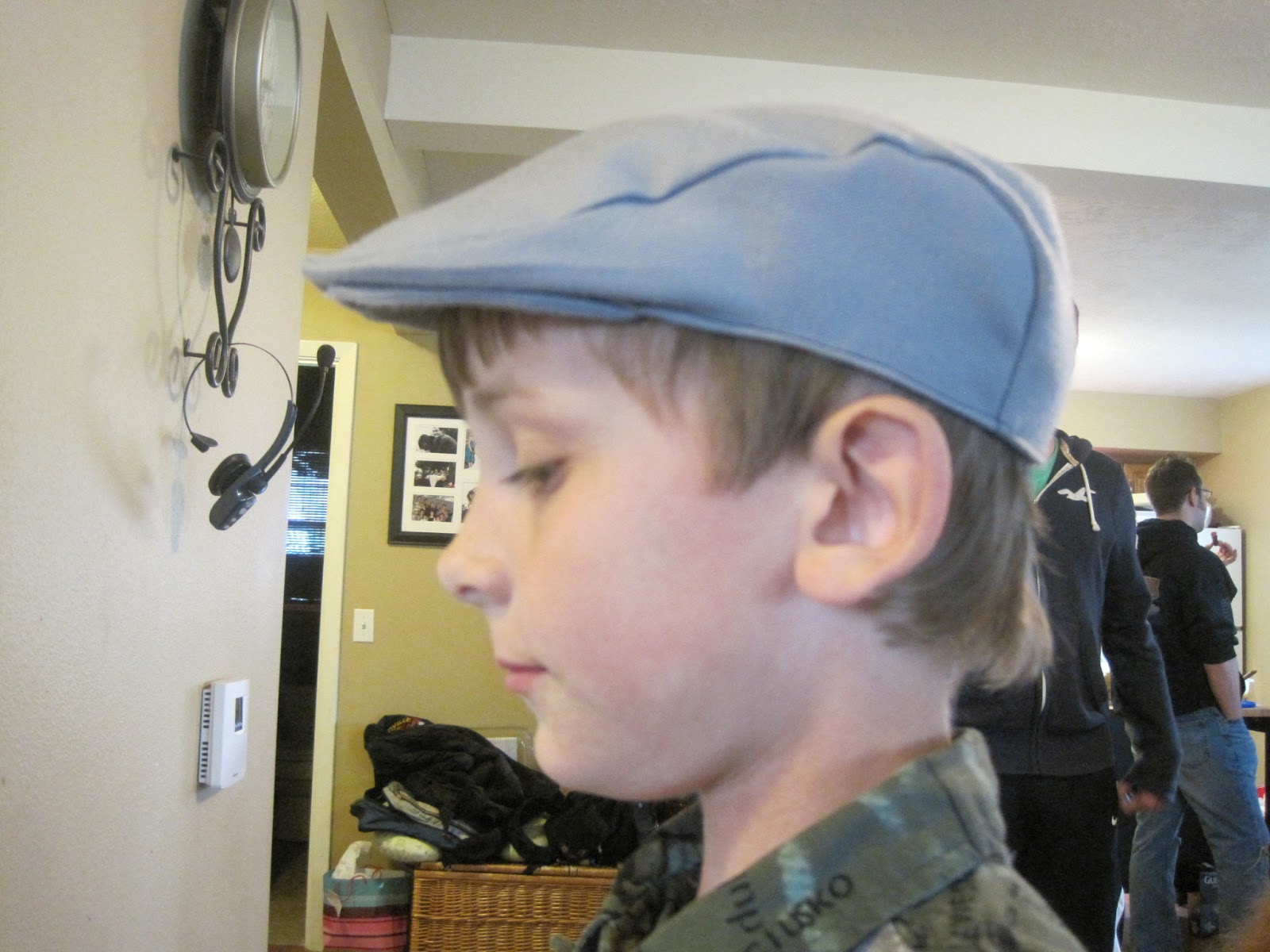 Green socks with polka dots A Driving Cap Extraordinaire