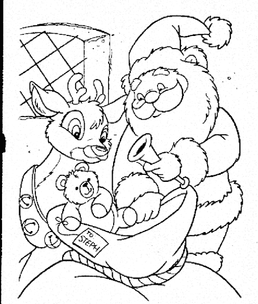 Christmas Santa Claus Coloring Pages