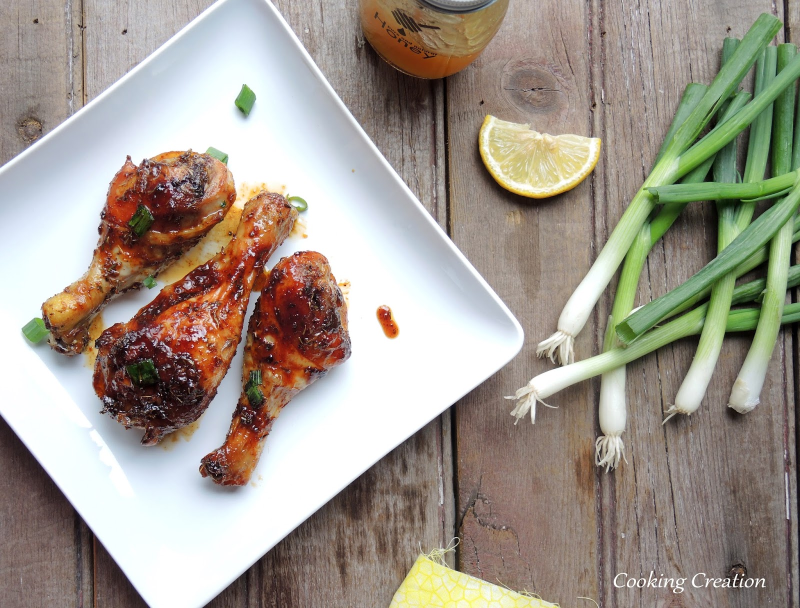 Cooking Creation Baked Sweet & Spicy Cajun Chicken Drumsticks