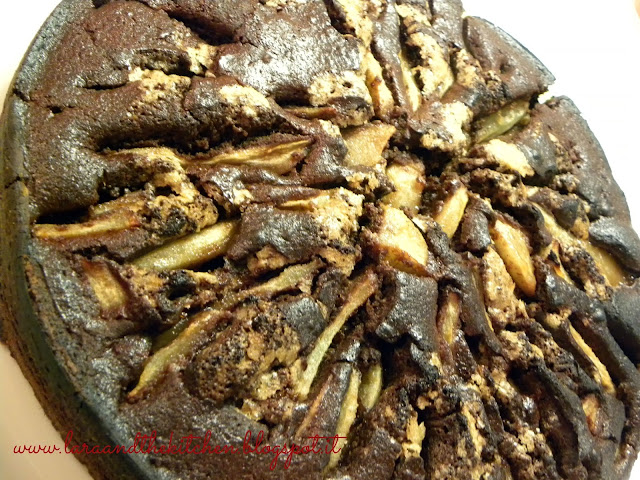 torta di pere al cacao