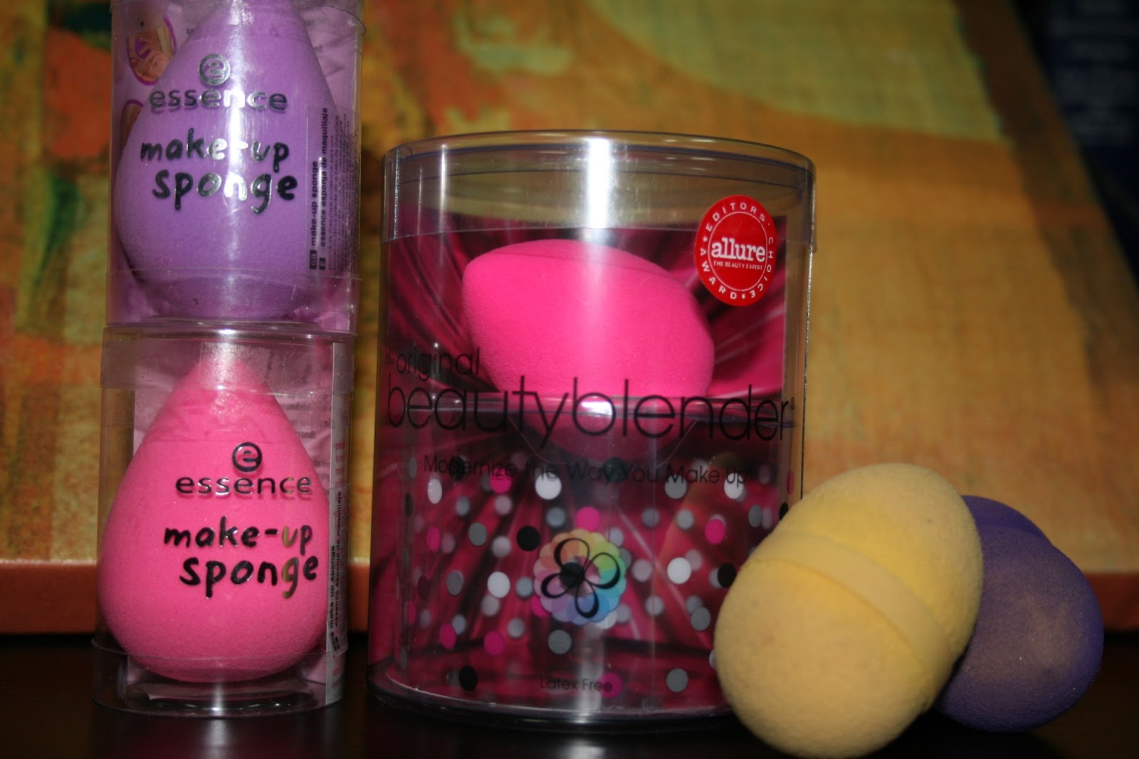 Beauty Blender, Blender Baby, Essence Make Up Sponge, etc, etc, etc.