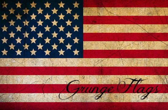 Grunge Flag Textures Grunge Flag Textures