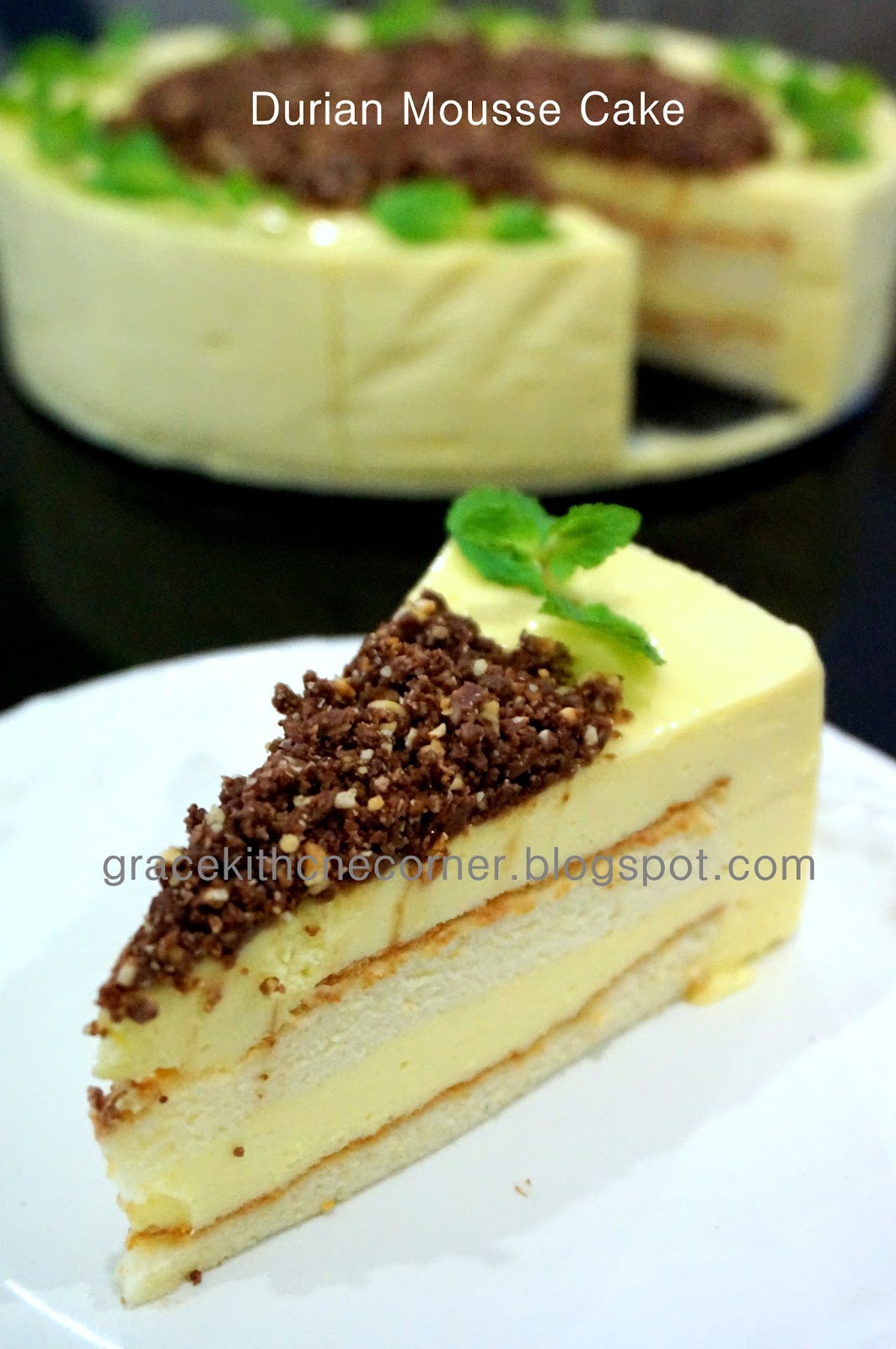 Kitchen Corner Durian Mousse Cake II