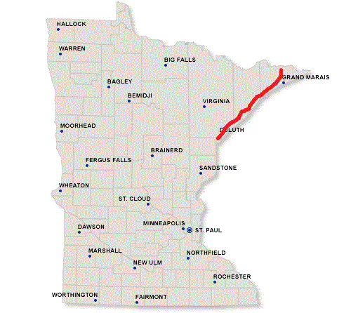 Superior Hiking Trail Mileage Chart