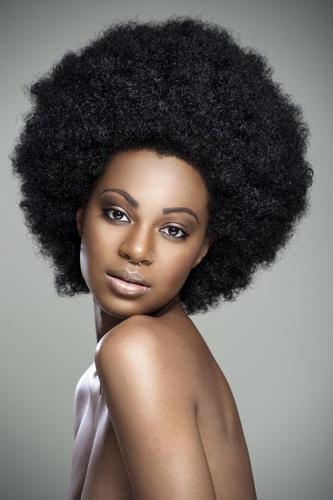 Natural Afro With Color Natural Afro With Color