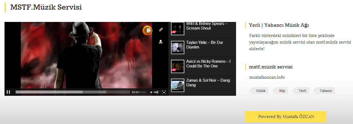 Yeni Müzik Servisi: mstf.müzik Yeni Müzik Servisi: mstf.müzik