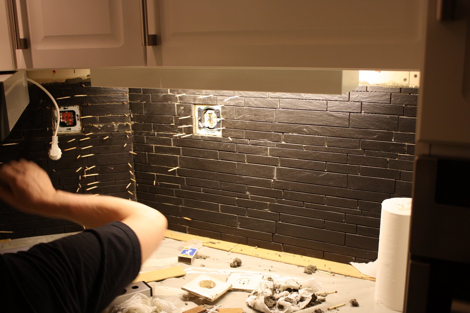 Böcker är hjärnas barn & själens blodkärl: renovering kök