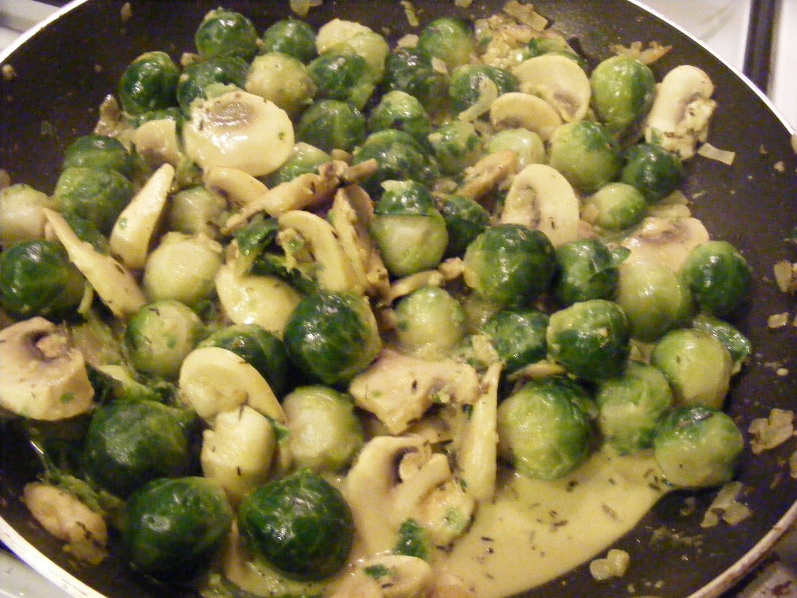 A co na obiad? Brukselka curry i kasza co miala byc kotlecikami