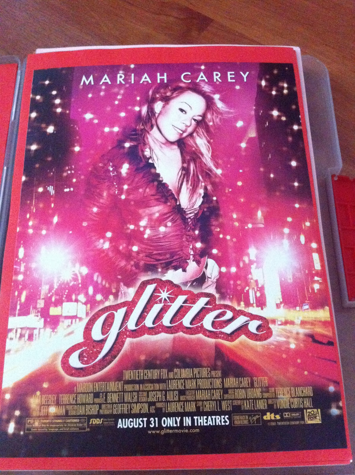 Clearing My Music Glitter movie poster (Mariah Carey)