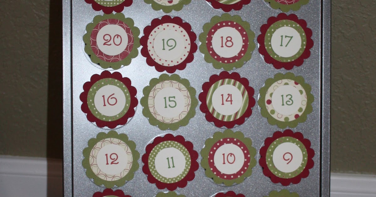 Sew Scrappy Day Mini Muffin Pan Advent Calendar