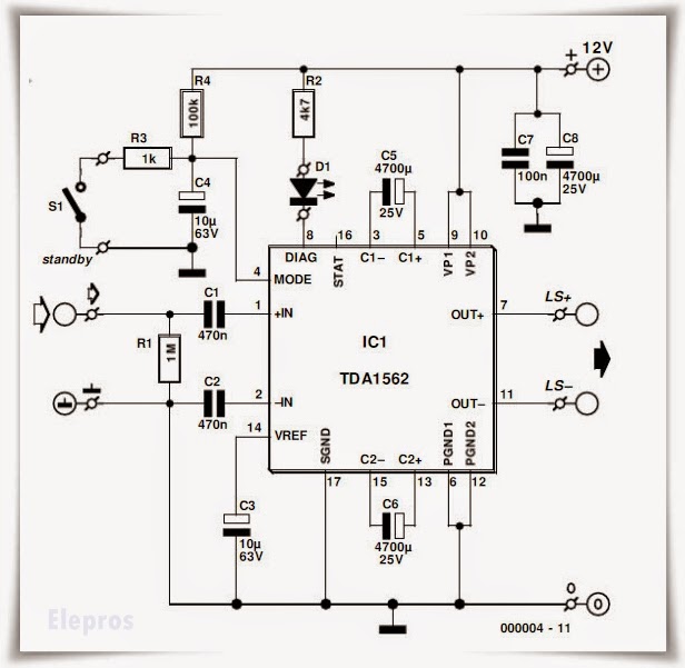 sound activated automatic amplifier mute circuit electronic circuit
