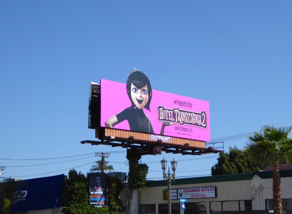Hotel Transylvania 2 Mavis billboard Pico Boulevard Hotel Transylvania 2 Mavis billboard