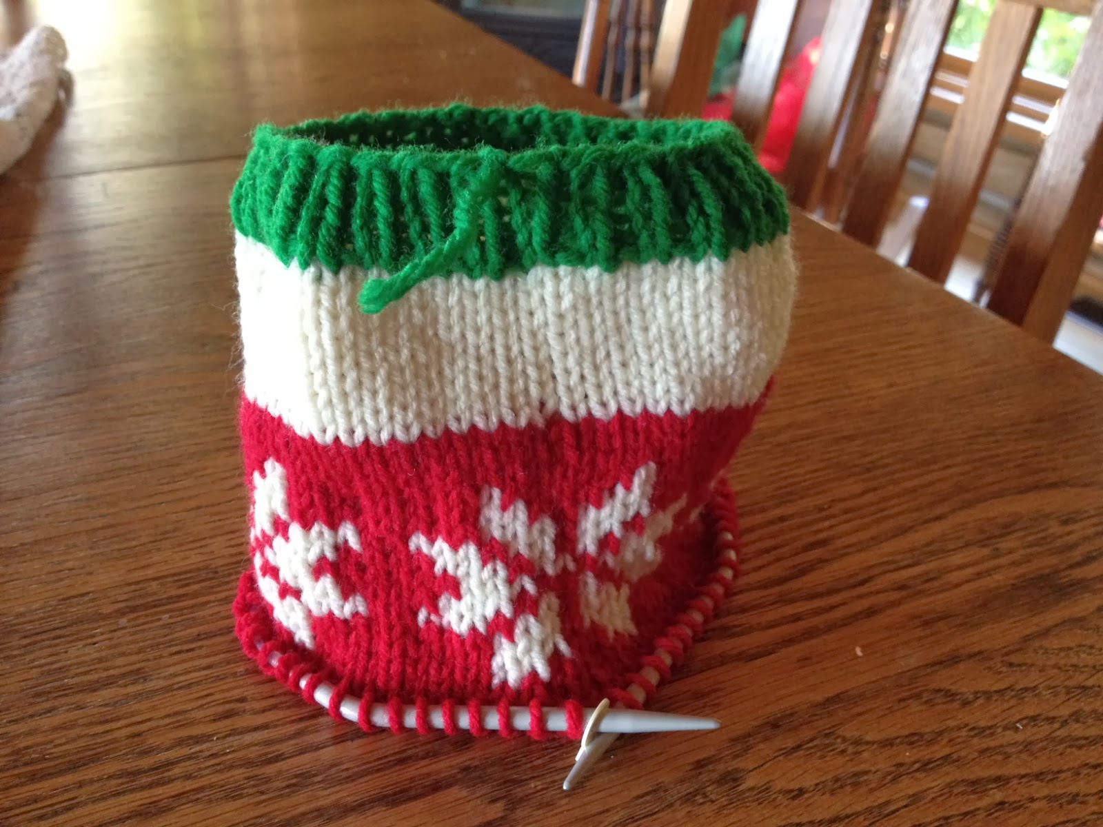 The Cabin Countess : My Basic Pattern for Knitting a Christmas Stocking