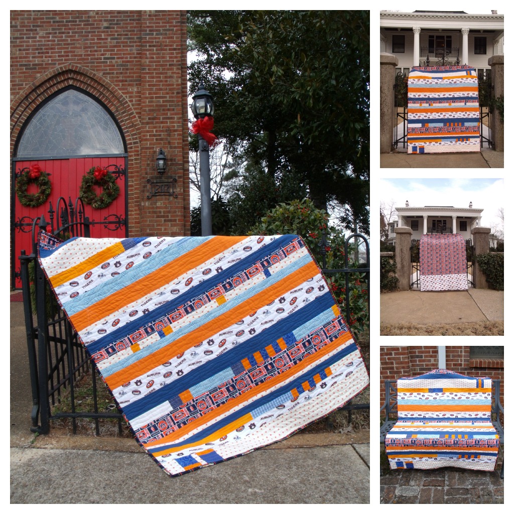 Crazy Town Creations Auburn Quilt Finish/ First 2013 Finish