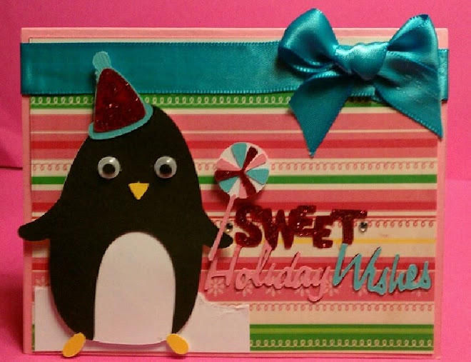 Sweet Holiday Wishes Penguin Card