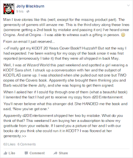 A KoDT:LAS Backer Finally Gets Their 20 Years Book A KoDT:LAS Backer Finally Gets Their 20 Years Book