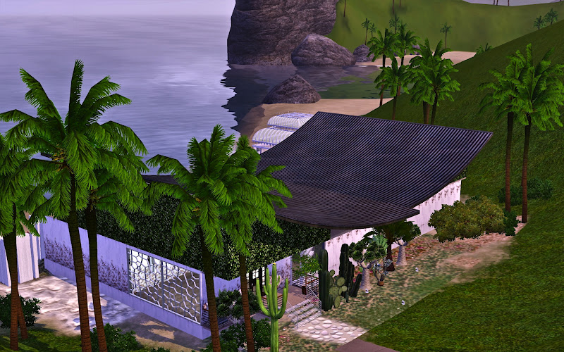 Download Maison plage sims 4 Desktop Wallpaper