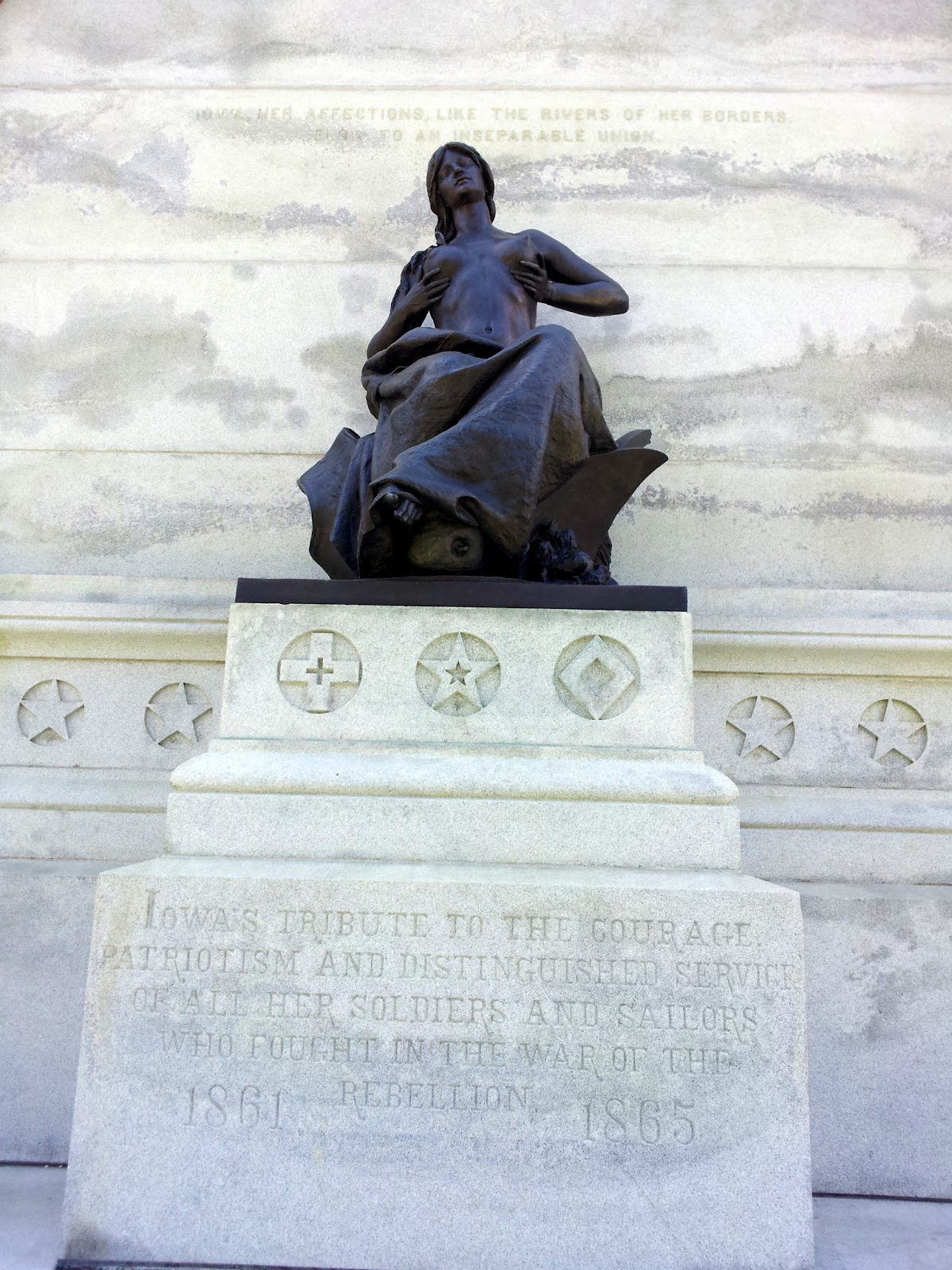 Scenario - Just jerked it to the Iowa Civil War Memorial Monument, AMA