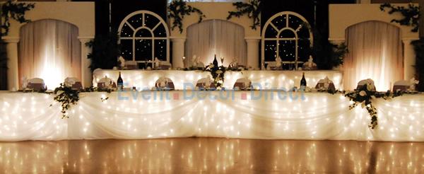 The Fairy Light Table Skirting - this is absolutely stunning!