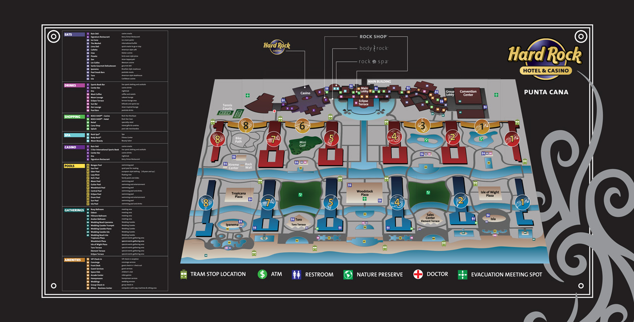 Hard Rock Punta Cana Room Map Hard Rock Punta Cana Room Map