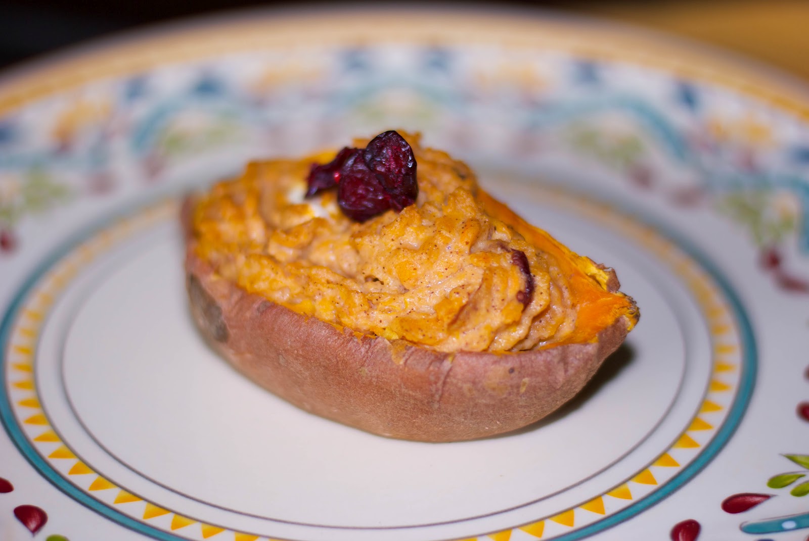 Carrie's Experimental Kitchen Cranberry Goat Cheese Twice Baked Sweet